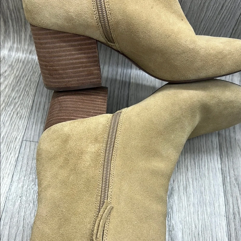 J.Crew Tan Suede Ankle Boots - Picture 12 of 14